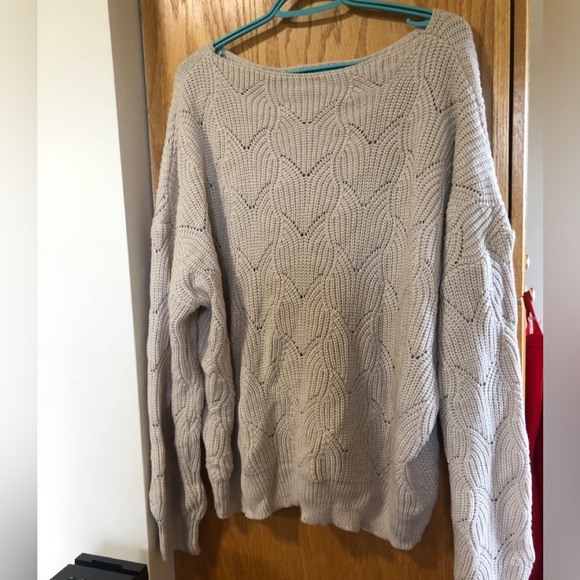 5/$25🖤 off the shoulder knit sweater - Picture 2 of 4